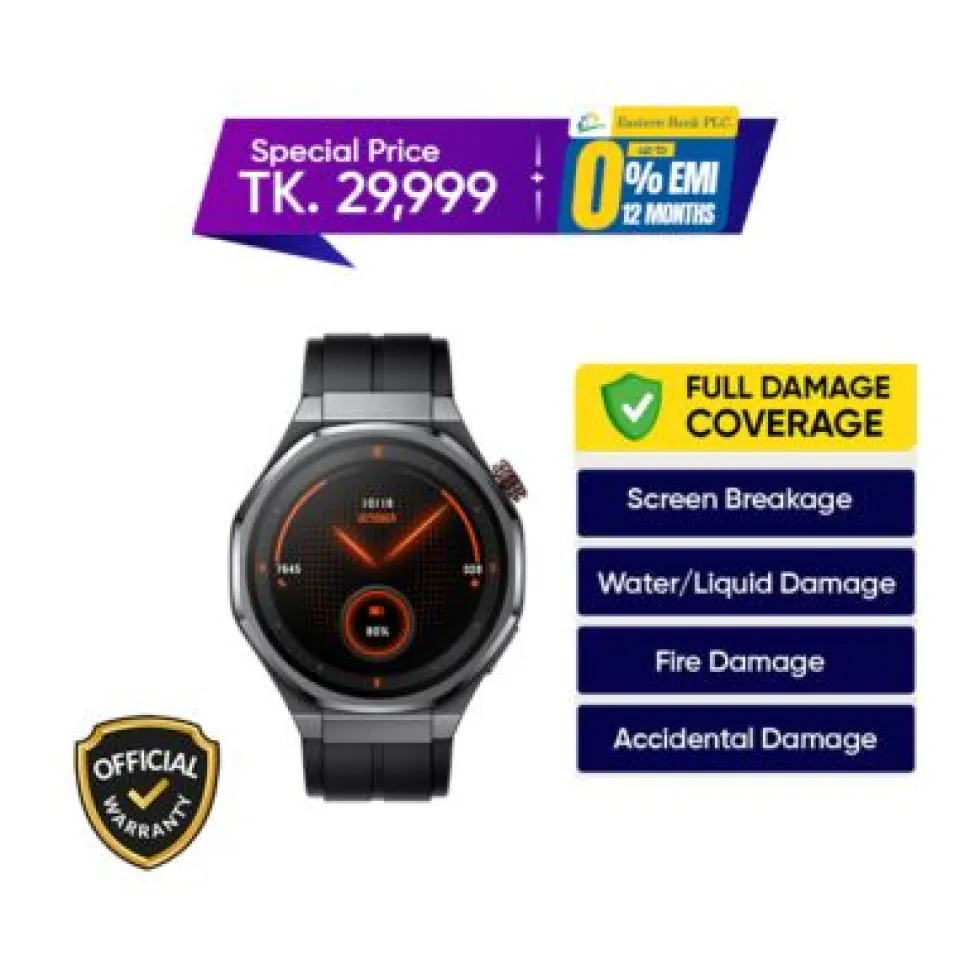 Honor Watch 5 Ultra Smartwatch with GPS (Silicone Strap) (46mm)