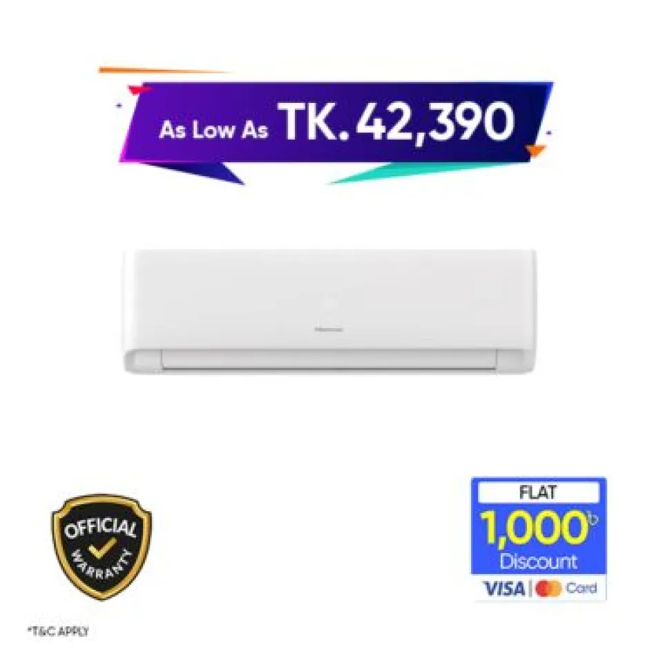 Hisense 1.5 Ton Smart Comfort Non-Inverter Air Conditioner (AS-18CW4RXSKF00AU)