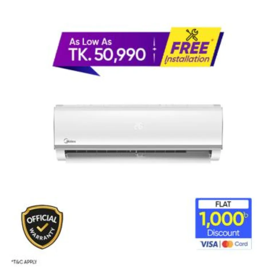 Midea 1.5 Ton Inverter Air Conditioner (MSI18CRN)