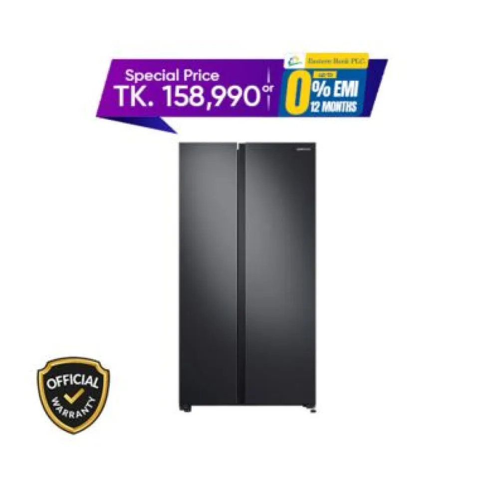 Samsung 700 Liters Side by Side Refrigerator (RS72R5011B4/D2)